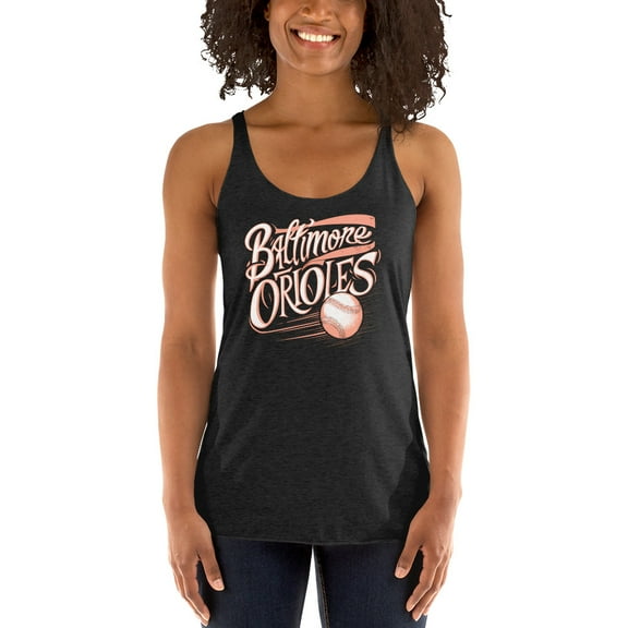 Baseball Mom Racerback Tank-Top Women,Ladies Racerback Black (XS)