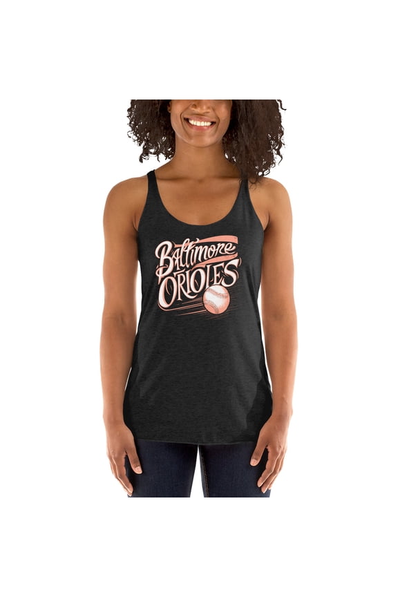 Baseball Mom Racerback Tank-Top Women,Ladies Racerback Black (XS)