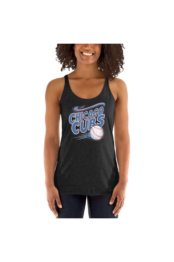 Baseball Mom Scoop-Neck Tank-Top Women, Ladies Racerback Top (XS)