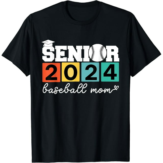Baseball Mom Senior 2024 Class Of 2024 Baseball Mom TShirt