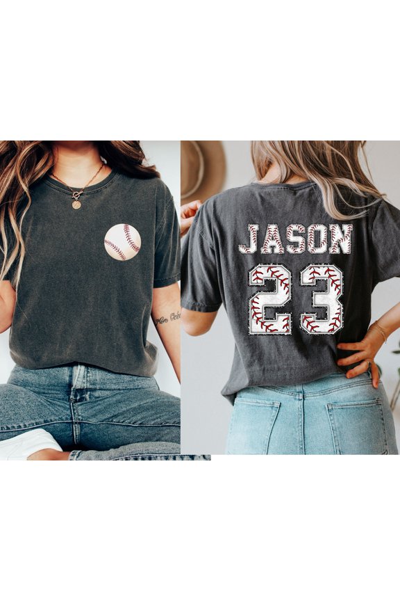 Baseball Mom Shirt Custom Baseball Shirt Baseball Custom Name Shirt Personalized Baseball