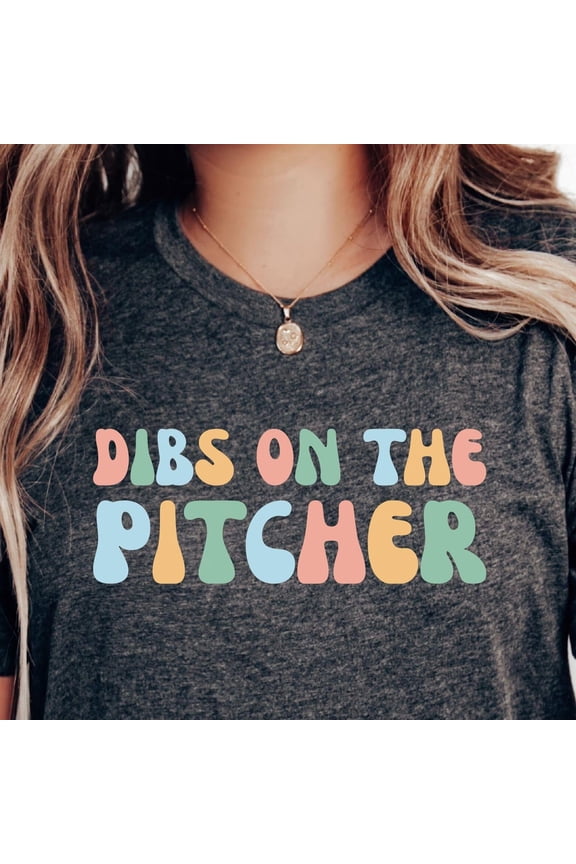 Baseball Mom Shirt Dibs On The Pitcher Shirt Baseball Girlfriend Shirt Game Day Shirt Sports Fan Shirt Unisex S-5XL Hot Trending Shirt, Vintage Birthday Gift