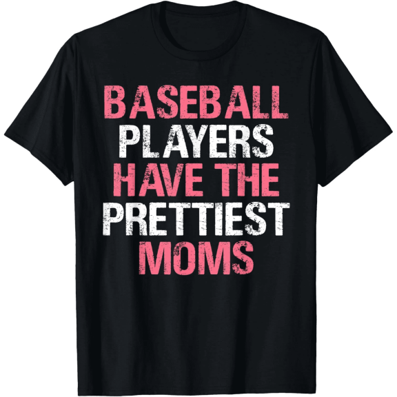 Baseball Mom Shirt for Women, Proud Mom Game Day Shirt, Baseball Season Graphic Tee