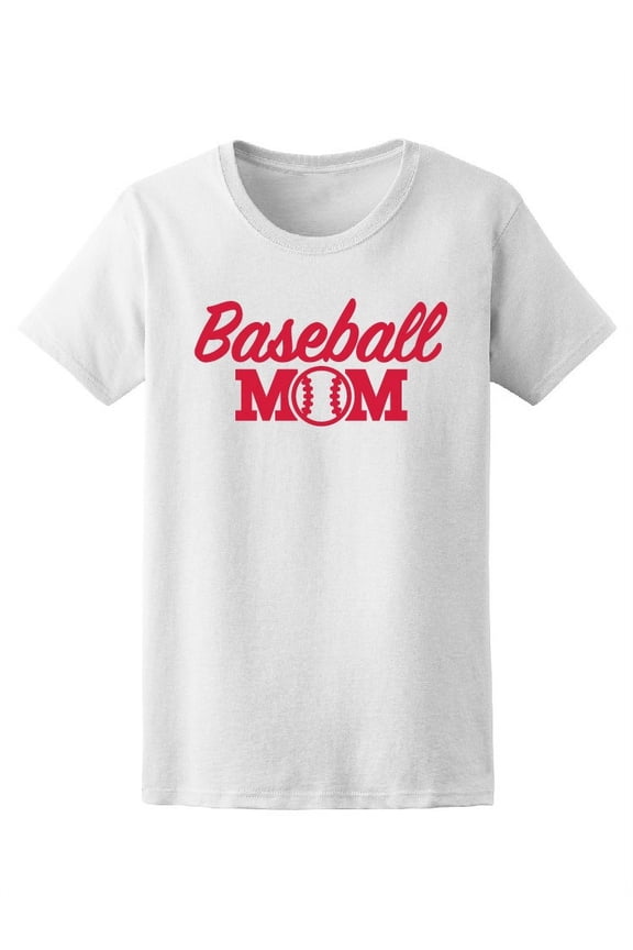 Baseball Mom T-Shirt Women -Image by Shutterstock, Female x-Large