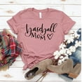 thumbnail image 1 of Baseball Mom T-shirt Coach Tshirt Women's Soccer Tee Player Shirt Sports Shirts Christmas Gift For Her Game Day Top, 1 of 3