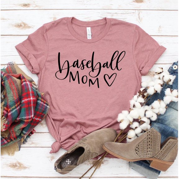 Baseball Mom T-shirt Coach Tshirt Women's Soccer Tee Player Shirt Sports Shirts Christmas Gift For Her Game Day Top