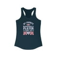 thumbnail image 1 of Baseball Mom Women's Ideal Racerback Tank, My Favorite Player Calls Me Mom, 1 of 2