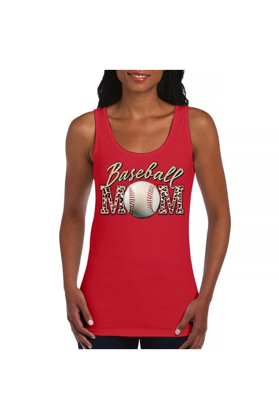 Baseball Mom Women's Tank Top Funny Mom of Boys Best Sports Team Game Practice Children Mother's Day Gift Idea