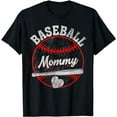 thumbnail image 1 of Baseball Mommy Matching Family Baseball Player T-Shirt, 1 of 5
