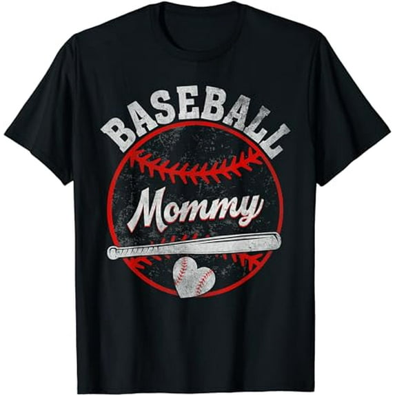 Baseball Mommy Matching Family Baseball Player T-Shirt