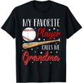 thumbnail image 1 of Baseball My Favorite Player Calls Me Grandma T-Shirt, 1 of 4