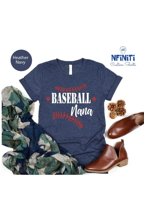 Baseball Nana Shirt: Game Day Grandma Tee All Size S-5Xl