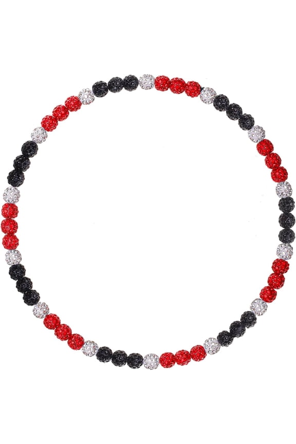 Baseball Necklace 17in/20in Braided Baseball Bling Necklaces Rhinestone Beaded Necklace Baseball Drip Accessories Stuff Lifestyle[p165]