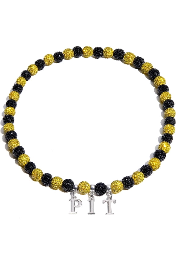 Baseball Necklace 18 Inch Baseball Fan Chain Letters Necklace Men's & Women's Shiny Rhinestone Drops