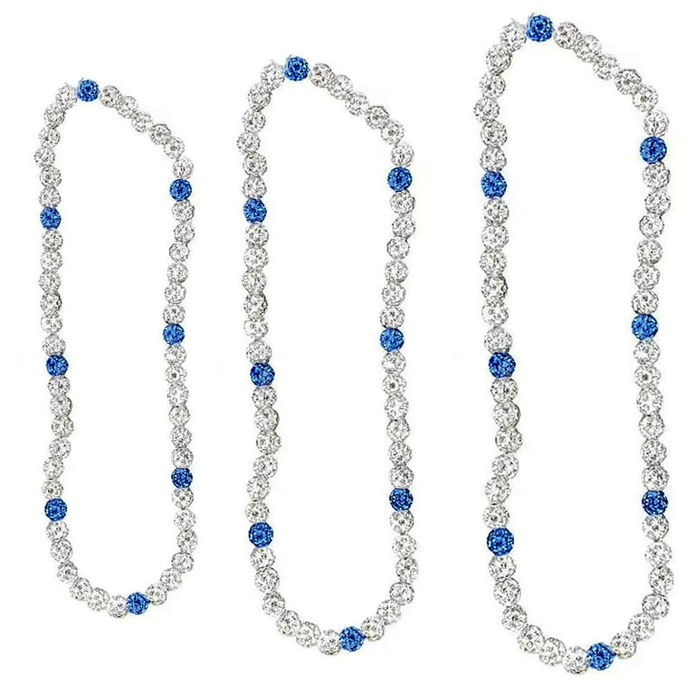 Baseball Necklace For Boy Ice Collection Necklace Baseballer Inspired Rhinestone Ball Necklace for baseball team lovers