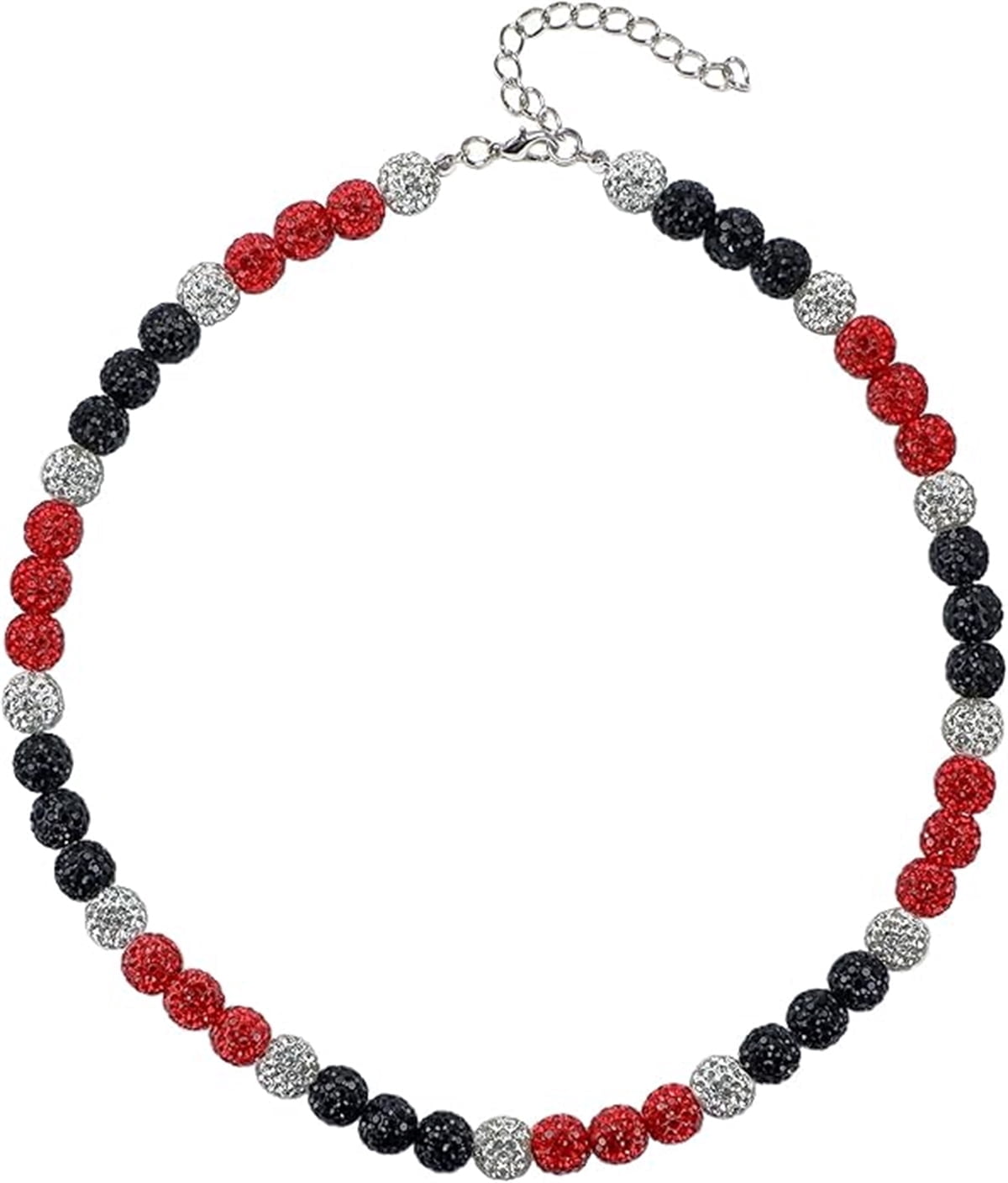 Baseball Necklace Tutuviw Glitter Bling Rhinestone Beaded Collection ...