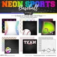 thumbnail image 1 of Baseball Neon Paper Pack, 1 of 1