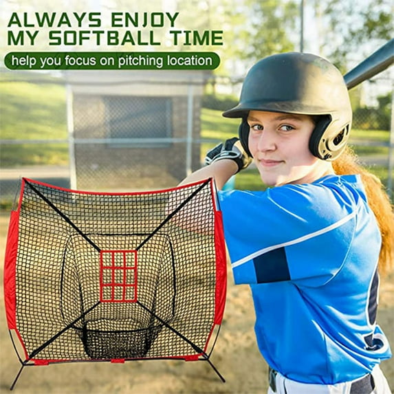 Baseball Net Pitching Net Extra-Large Easy to Install Portable Hitting Net Batting Practice Net Sports Accessories