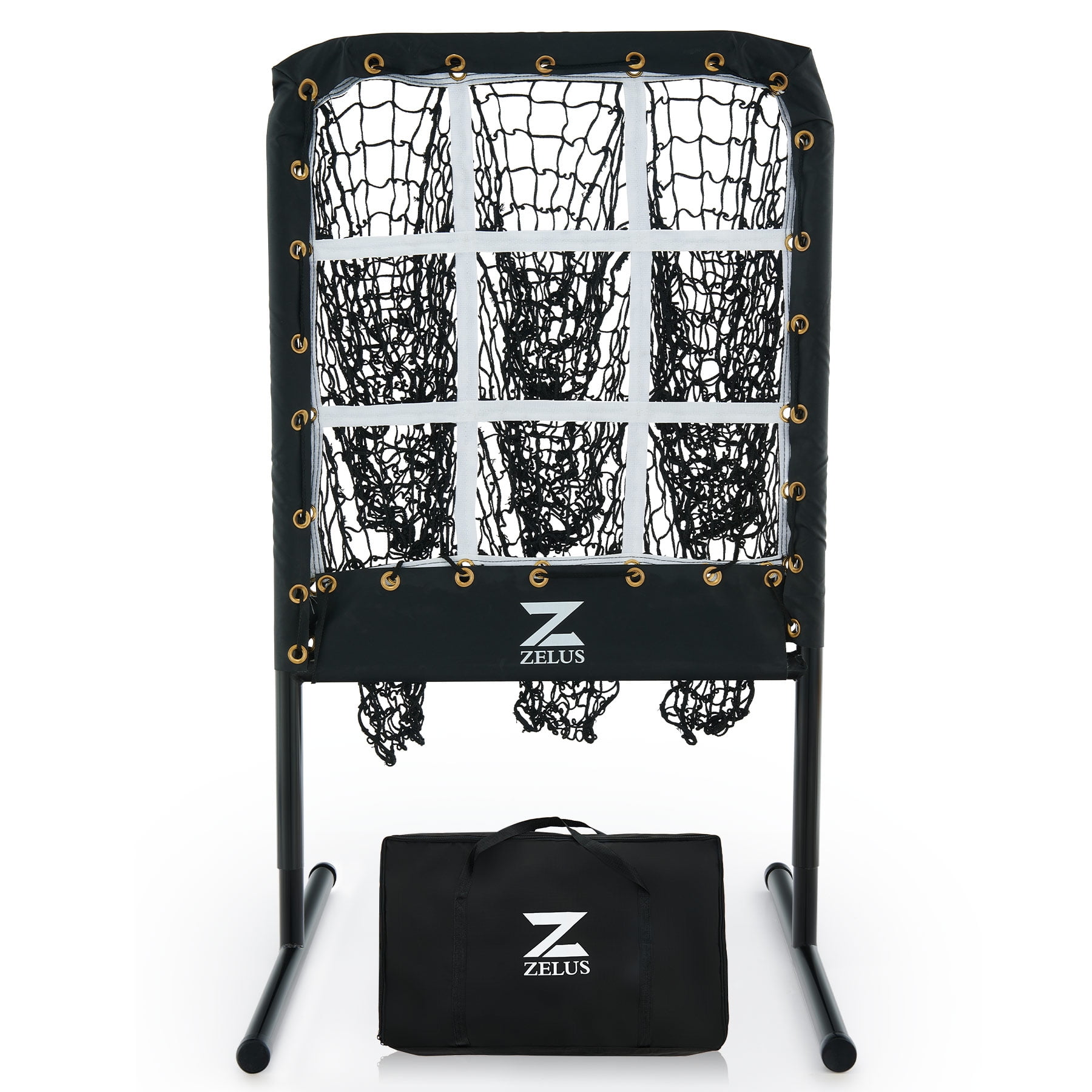 Zelus Baseball & Softball Training Net with Strike Zone, Portable and