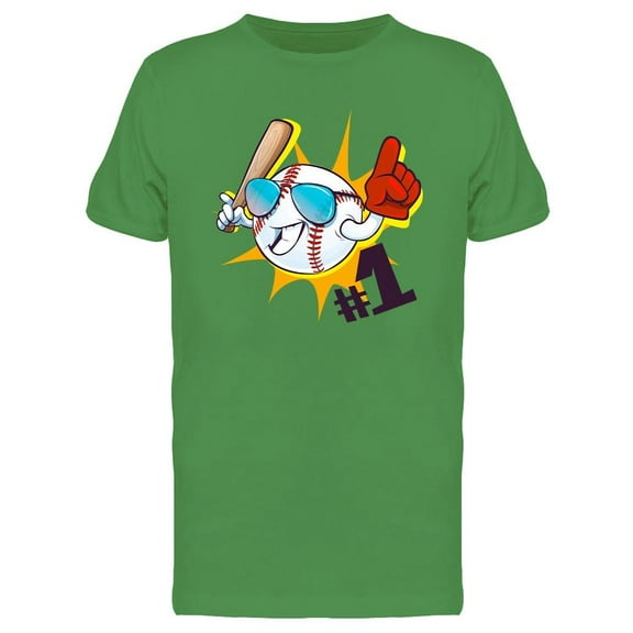 Baseball Number 1 Tee Men's -Image by Shutterstock