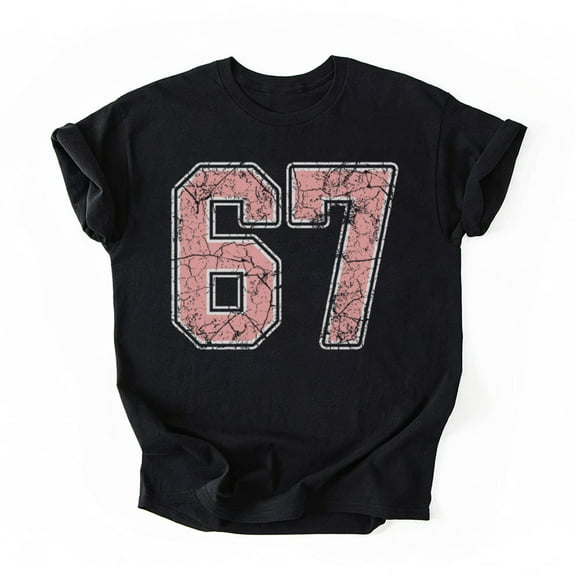 Baseball Number 67 Jersey Player Uniform #67 Fan T-Shirt, Multicolors, Size S-5XL
