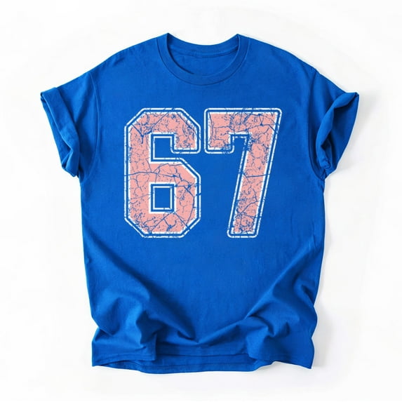 Baseball Number 67 Jersey Player Uniform #67 Fan T-Shirt, Multicolors, Size S-5XL