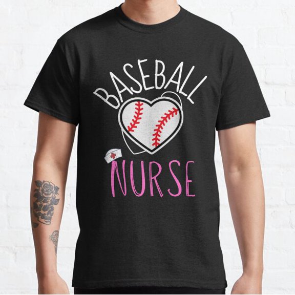 Baseball Nurse Baseball Player Classic T-shirt