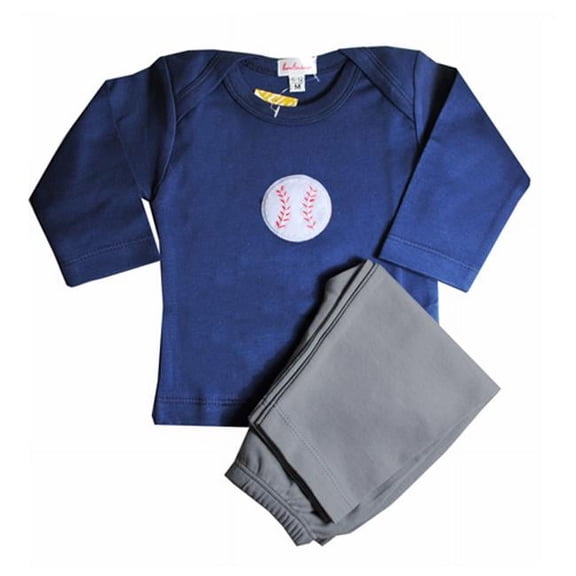 Baseball Outfit - Blue 6-12 Months