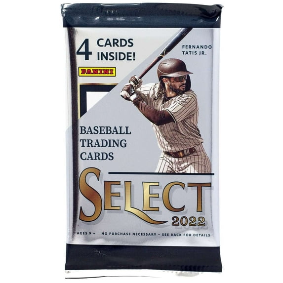 Baseball Panini 2022 Select Baseball Trading Card BLASTER Pack (4 Cards)