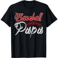 thumbnail image 1 of Baseball Papa Matching Family Baseball Dad T-Shirt, 1 of 5