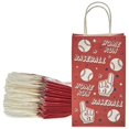 thumbnail image 1 of Baseball Party Favor Gift Bags with Handles (Red, 5.3 x 9 x 3.15 in, 24 Pack), 1 of 7