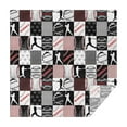 thumbnail image 1 of Baseball Patchwork Pattern Square Tablecloth,Waterproof Square Table Cover,Wipeable Spillproof Washable Table Cover for Home Kitchen Party Decor 42"X42"(107x107cm), 1 of 6