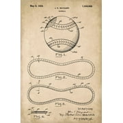 Baseball Patent Art Print