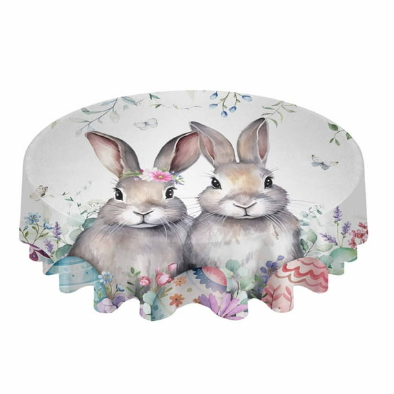 Baseball Pattern Round Tablecloth Wedding Hotel Table Cover Holiday Dining Table Waterproof Tablecloth