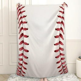 Fleece Baseball Blanket