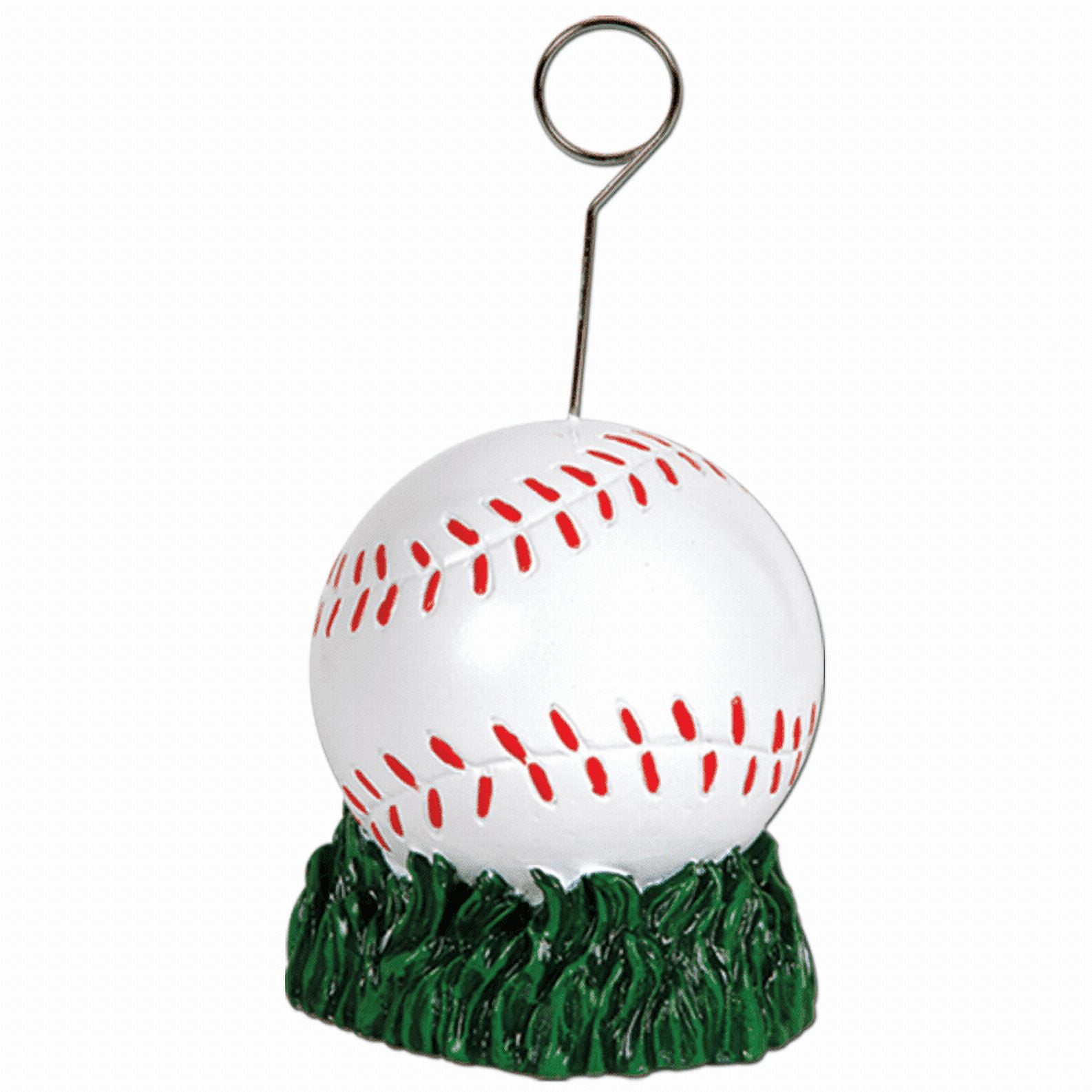 Baseball Photo/Balloon Holder Party Accessory (1 count)