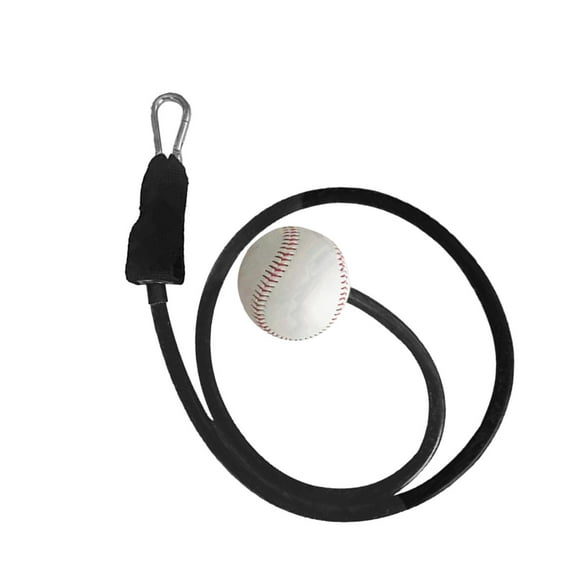 Baseball Pitching Bands Baseball Training Bands Softball Training Aid Elastic Band Baseball Exercise Band for Kids Adults Workout Stretch Arm Black