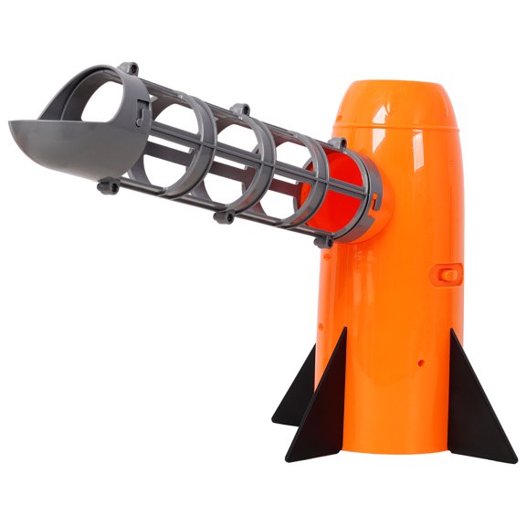 Baseball Pitching Machine Automatic With Five Practice Balls Promotes Hand Eye Coordination For Beginner Players,Orange