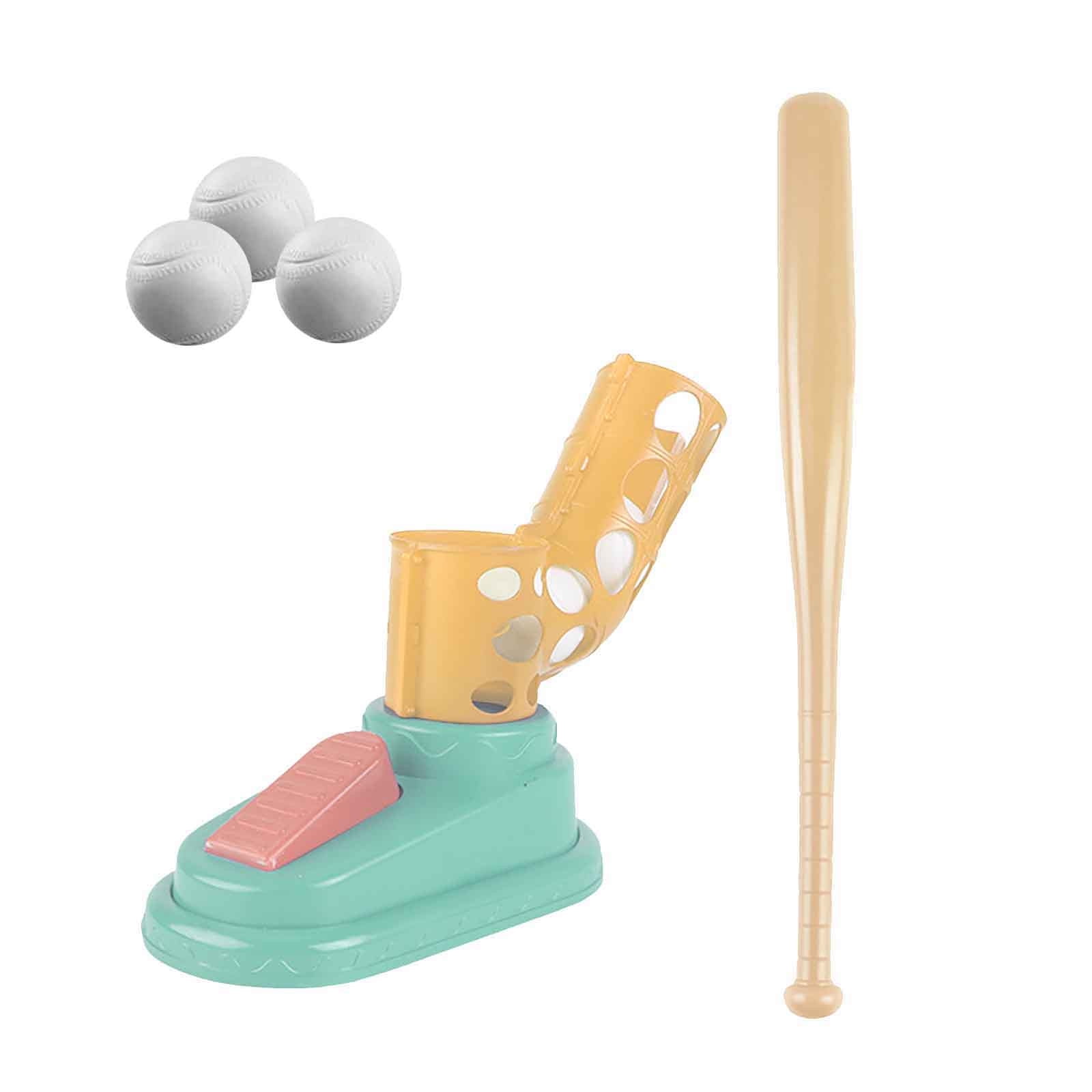 Baseball Pitching Machine for Kids, Pop A Pitch Baseball Batting Kids