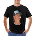 thumbnail image 1 of Baseball Player Bubblegum Vintage T-shirt Mens Cotton Classic Crewneck Short Sleeve Tees Unisex Black M, 1 of 2