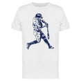 thumbnail image 1 of Baseball Player. Draw T-Shirt Men -Image by Shutterstock, Male x-Large, 1 of 2