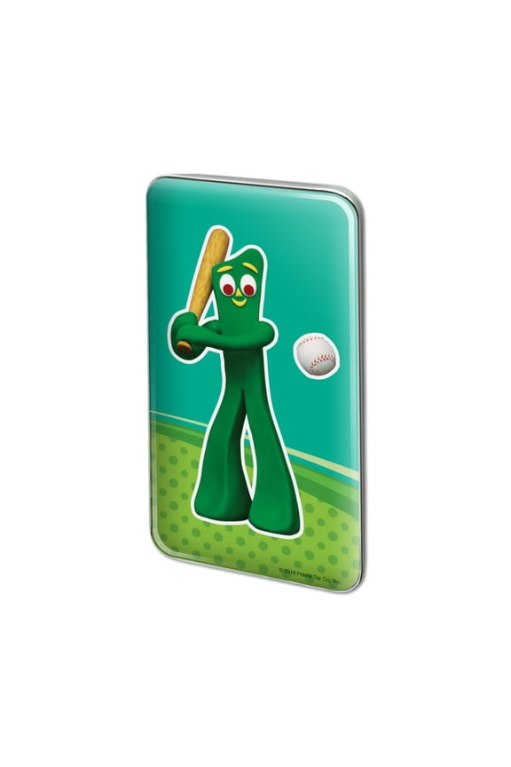 Baseball Player Gumby Metal Rectangle Lapel Hat Pin Tie Tack Pinback