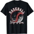 thumbnail image 1 of Baseball Player Matching Family Baseball Step Mom T-Shirt, 1 of 5