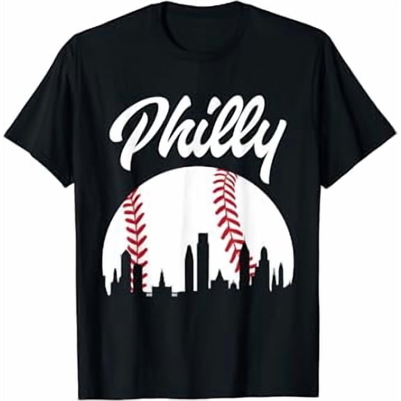 Baseball Player Philly Philadelphia City Pennsylvania Gift Shirt BLACK Unisex S-5XL Hot Trending Shirt, Vintage Birthday Gift