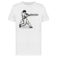 thumbnail image 1 of Baseball Player Sketch Design T-Shirt Men -Image by Shutterstock, Male x-Large, 1 of 2