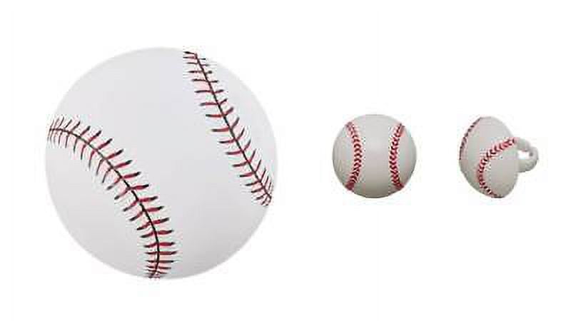 3D Baseball Cocktail & Party Cake Topper, by National Cake Supply 12 Count