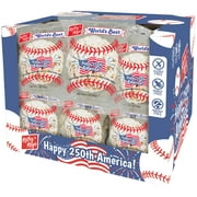 Baseball Popcorn Balls, Bulk Popcorn, 18 Count, 1 Ounce per Ball