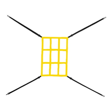 Baseball Practice Net Baseball Training Device for Hitting Grounders Hitting Aid yellow