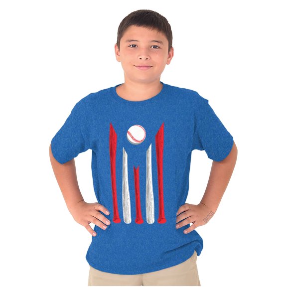 Baseball Puerto Rican Pride Se Levanta Crewneck T Shirts Boy Girl Teen Brisco Brands S