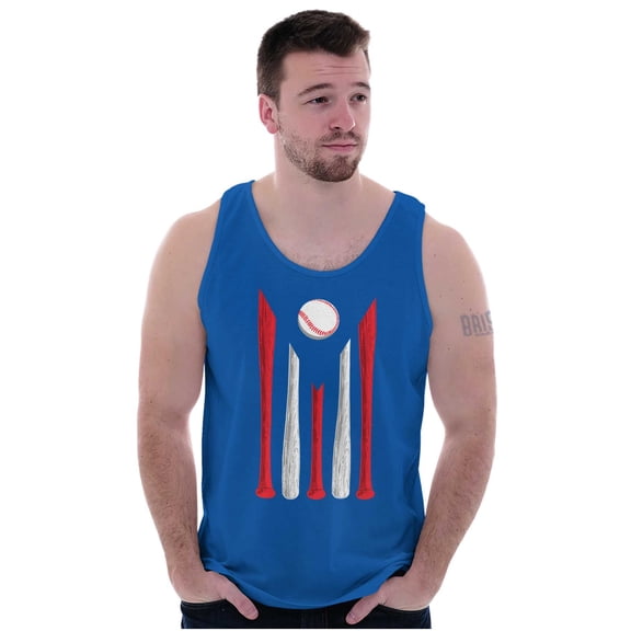 Baseball Puerto Rican Pride Se Levanta Tank Top T Shirts Men Women Brisco Brands S